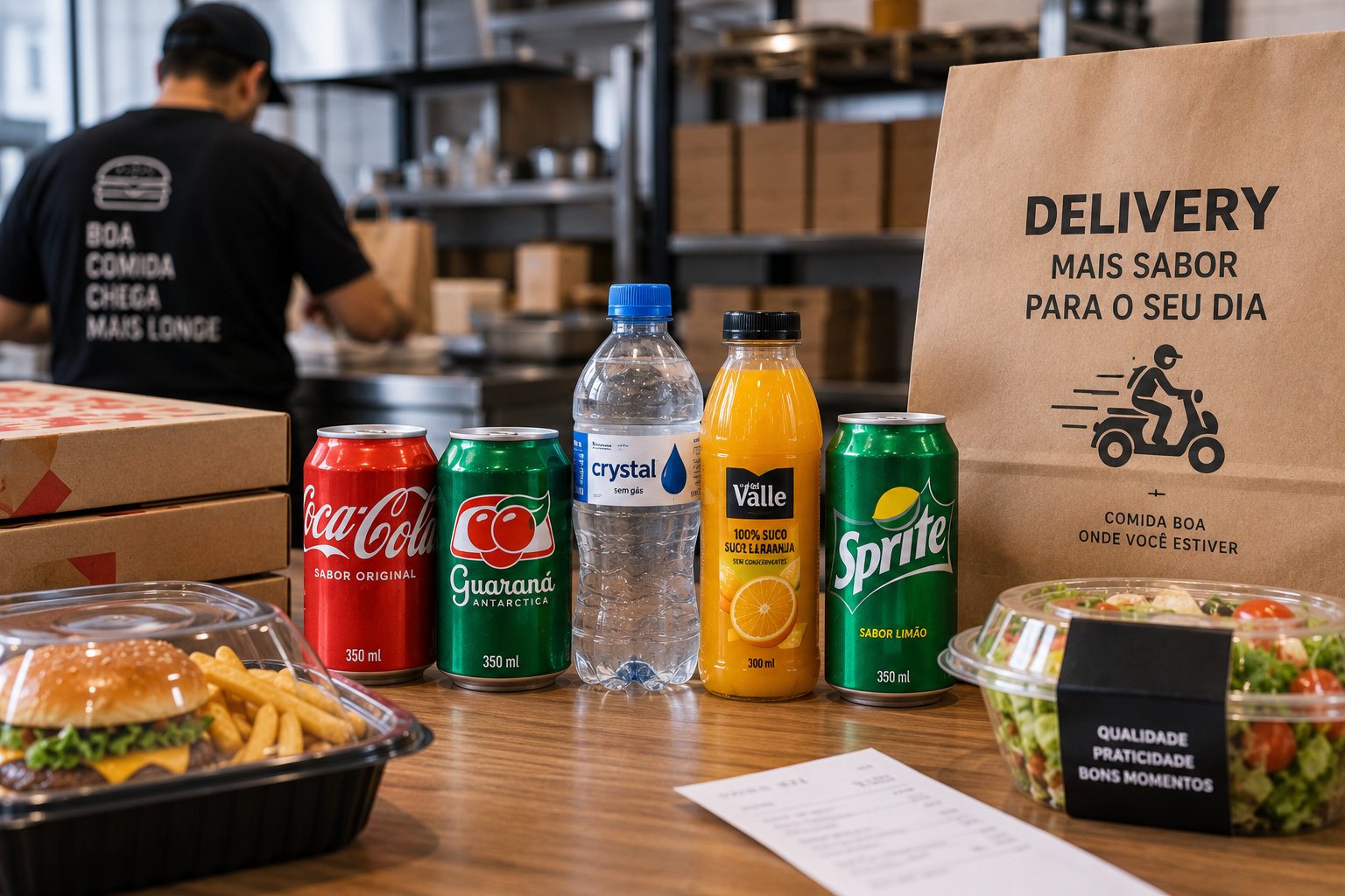 bebidas sobre a mesa
